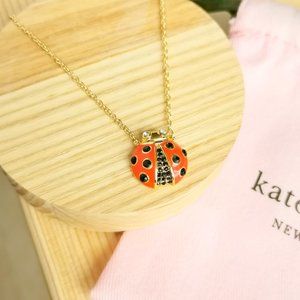 Kate Spade Little Ladybug Gold Mini Necklace